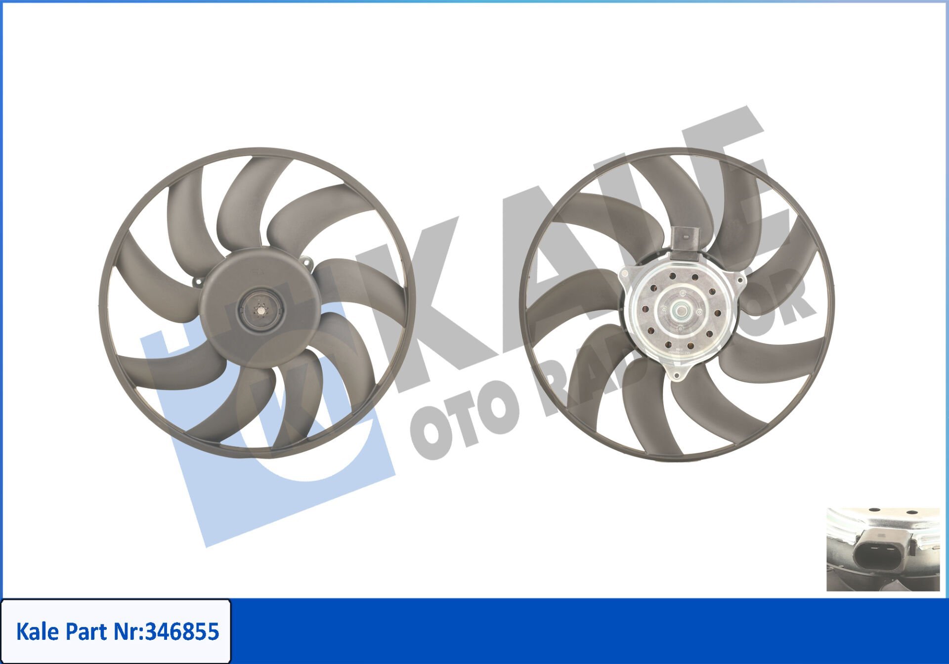 FAN MOTORU 200W 350MM AUDI A4 A5 Q5 1.8/2.0 TFSI 2.0/3.0TDI 07> | 8K0959455F / 8K0959455M