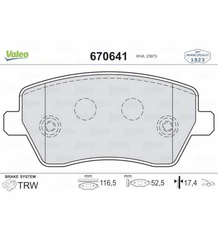 FREN BALATASI ÖN MICRA K12 03> NOTE 06> CLIO III 05> MODUS 04> MEGANE IV DUSTER 10> LOGAN 07> 410604775R - 410608481R