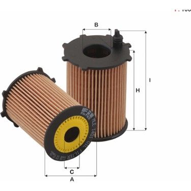 YAĞ FİLTRESİ P.107 206 207 301 307 308 407 BIPPER NEMO PARTNER C ELYSEE FOCUS CONNECT COURIER C1 C2 C3 C4 1.4HDI TDCI