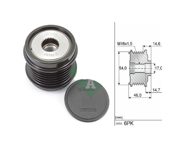 ALTERNATOR KASNAGI (RULMANLI) 208 301308 II 508 2008 3008 5008 PARTNER EXPERT BERLINGO C3 II C4 II D - OAP7252 - 599367