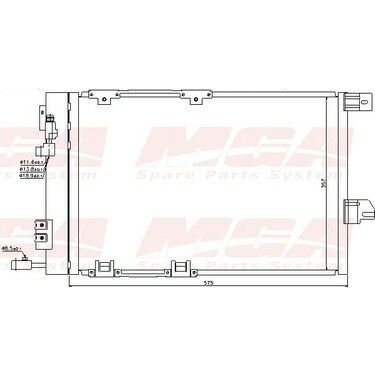 KLİMA RADYATÖRU OPEL ASTRA G 98-02 ZAFIRA 2003>>