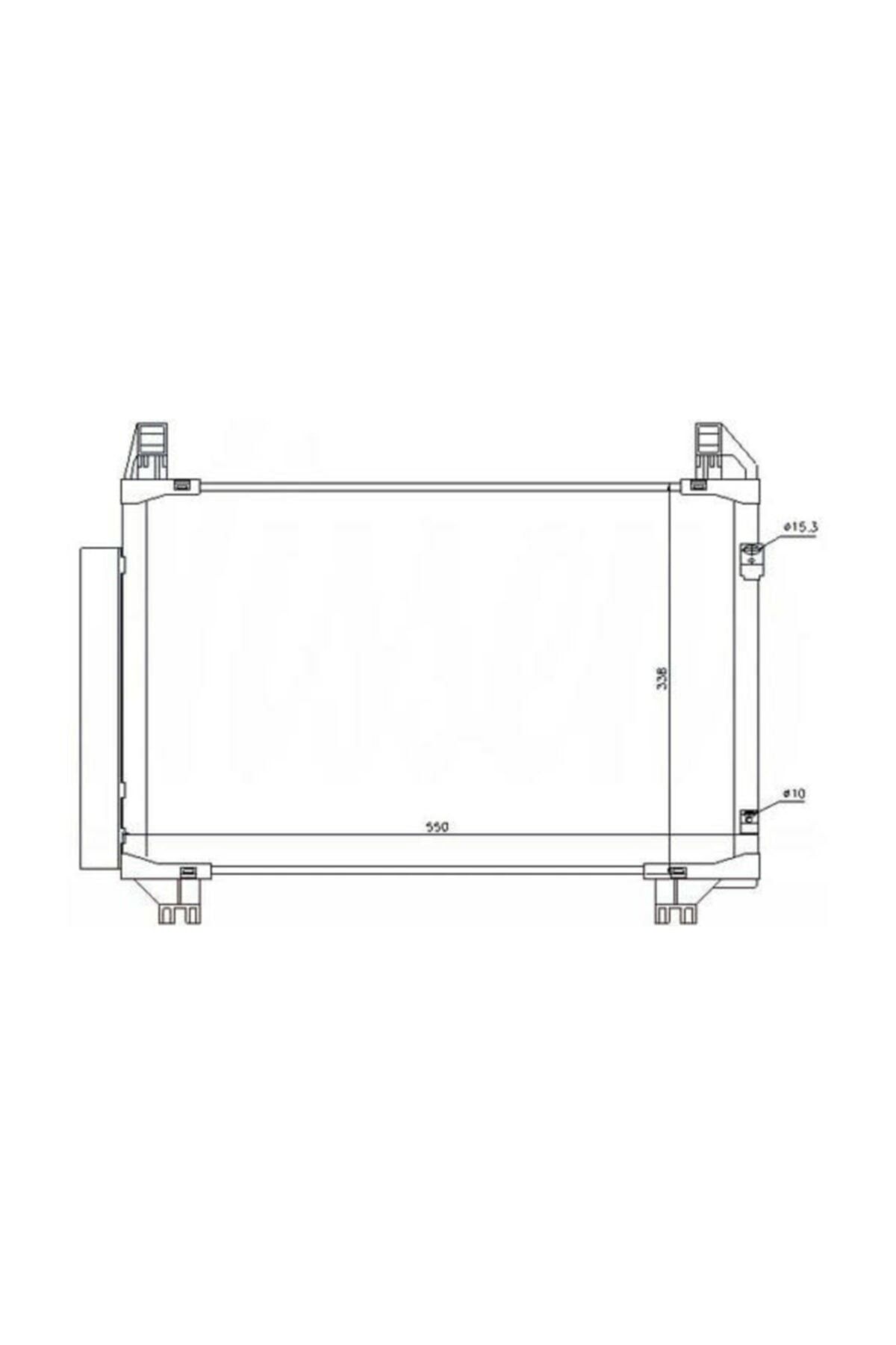 KLİMA RADYATÖRÜ TOYOTA YARİS 06>11 1.0-1.03 BENZINLI - KALE KOD:390100