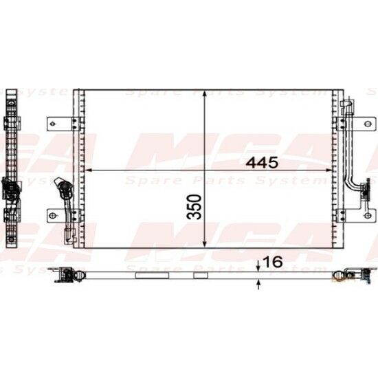 KLİMA RADYATÖR ALBEA PALIO 1.2/1.6     ( KALE:010ABC030 ) 46826683
