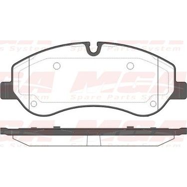 FREN BALATA ÖN KABLOLU CUSTOM TRANSİT V362 12>