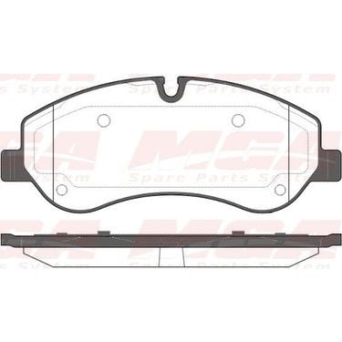 FREN BALATA ÖN KABLOLU CUSTOM TRANSİT V362 12>