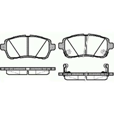 FREN BALATA ÖN FİESTA VI 08>MAZDA II SUZUKİ SWİFT | 8V512K021AB
