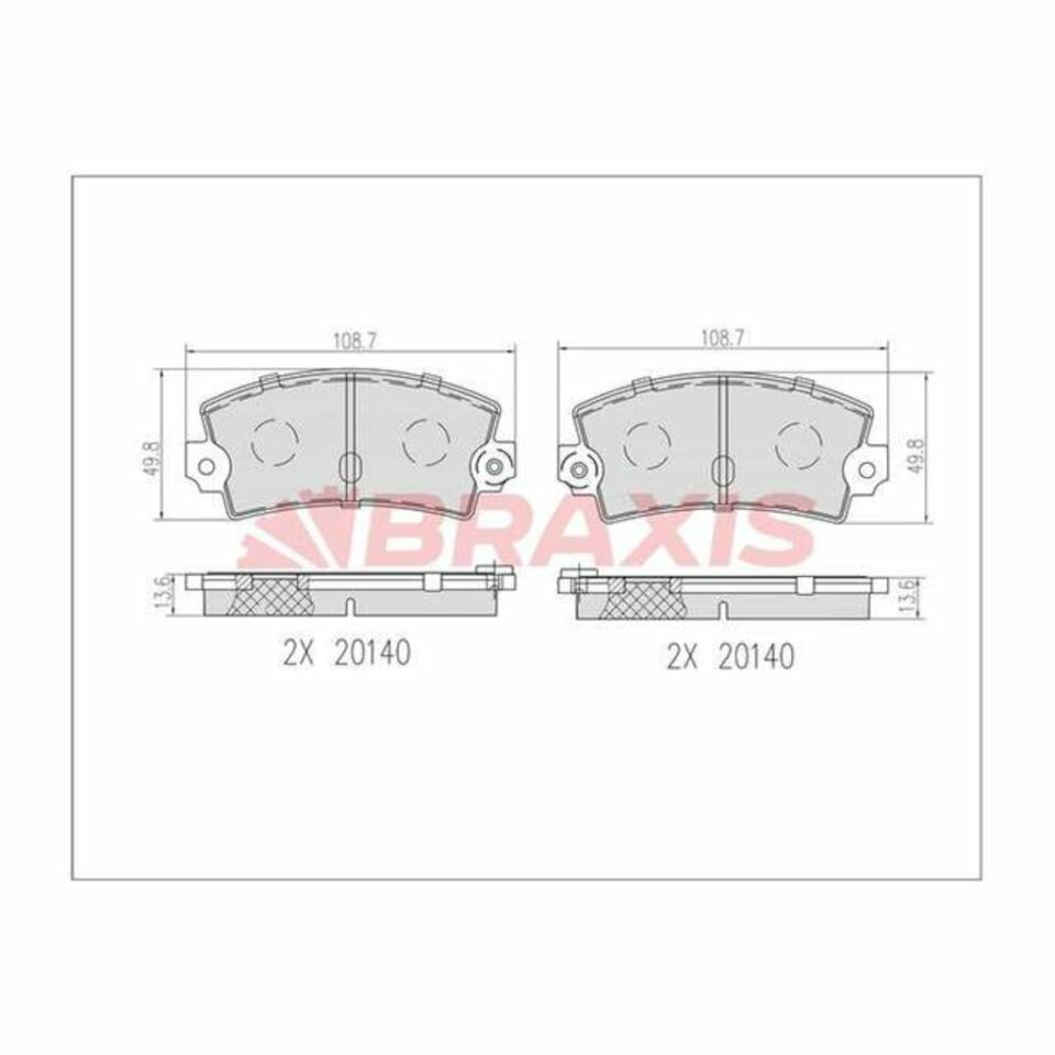 FREN BALATASI ÖN RENAULT R12 / SOLENZA