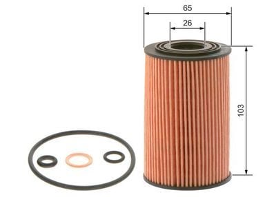 YAĞ FİLTRESİ 4 SİLİNDİR  ACCENT ERA 1,5 CRDI 2008-> BLUE 1,6 CRDI 2011->