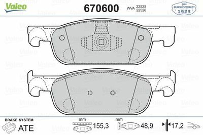 FREN BALATA ÖN CLIO IV LOGAN II SANDERO II BOMBELİ UZUN TİP