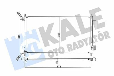 KLİMA RADYATÖR KONDENSER HONDA CIVIC 1.6/1.8 (2012-2016)       692*371*16