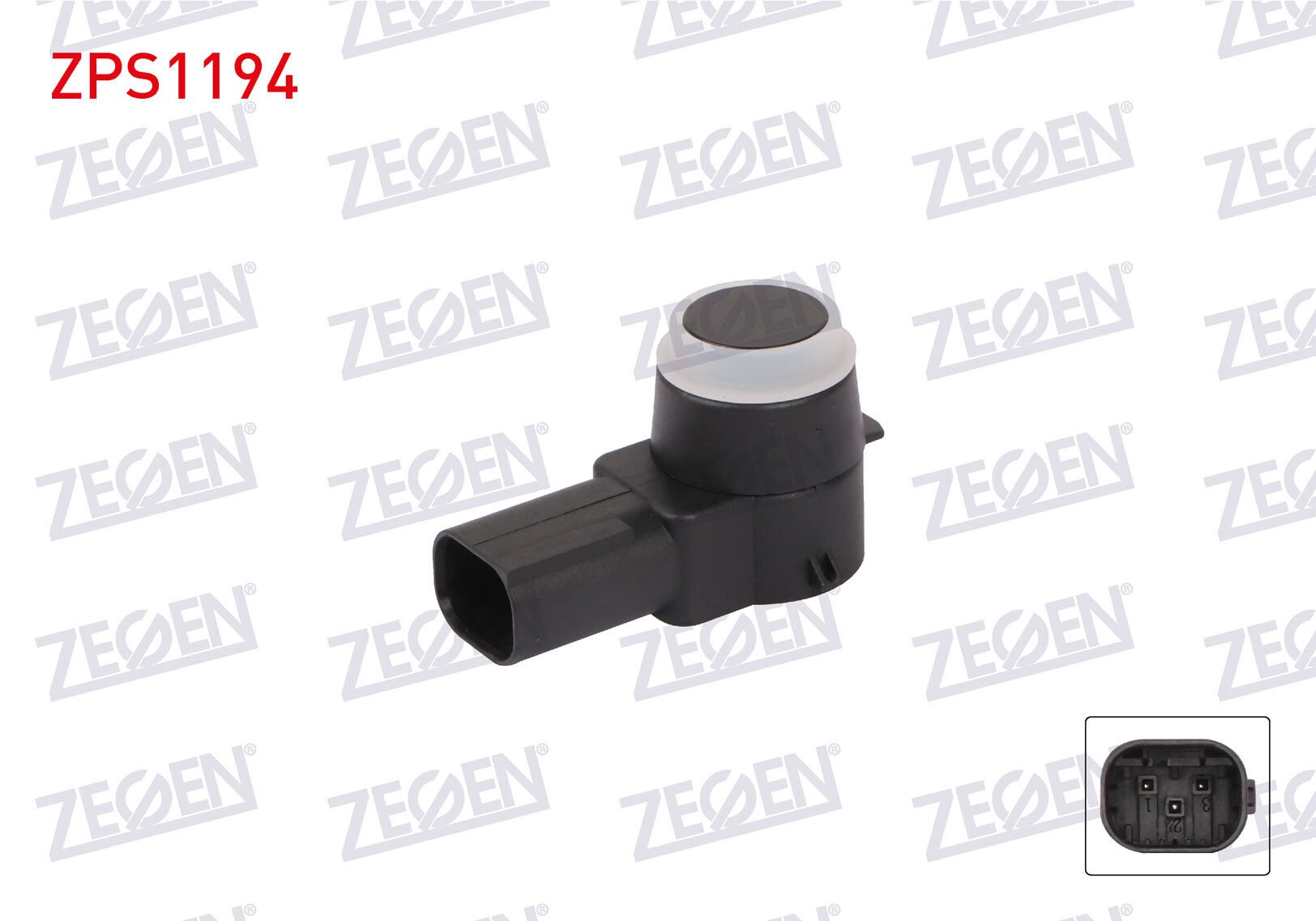 PARK SENSORU ON-ARKA PEUGEOT 208 2012-2019 / CITREON C4 II 2014- | 1611735380