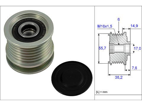 ALTERNATÖR KASNAK W202 W210 S210 W140 SPRINTER RENAULT CLIO 6KANAL