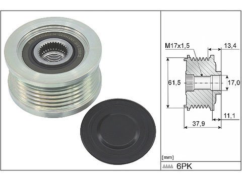 ALTERNATÖR KASNAK FİAT BRAVA DOBLO PUNTO ALFA ROMEO 1,9 JTD