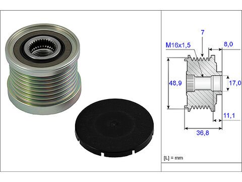 ALTERNATÖR KASNAK DOKKER LODGY LOGAN SANDERO CAPTUR MEGANE II III LAGUNA TRAFIC II MASTER 7KANAL