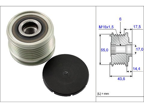 ALTERNATÖR KASNAK CLİO MEGANE 1.4/1.5DCİ/1.6 DUSTER LODGY DOKKER MICRA CAPTUR FLUENCE KADJAR - 588004